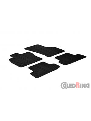 Original Gledring Passform Fußmatten Gummimatten 4 Tlg.+Fixing - Audi A3 2012-> 06.2020 3 und 5 Türig
